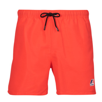 Υφασμάτινα Άνδρας Μαγιώ / shorts για την παραλία K-Way LE VRAI OLIVIER FLUO Red / Fluo