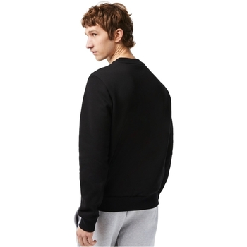 Lacoste Organic Brushed Cotton Sweatshirt - Noir Black