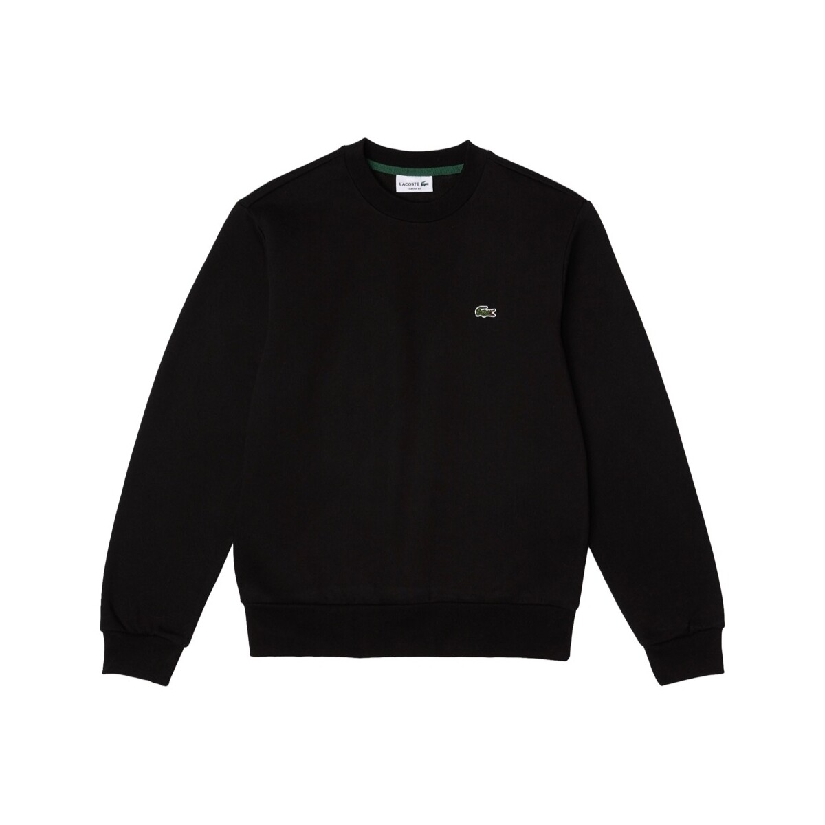 Υφασμάτινα Άνδρας Φούτερ Lacoste Organic Brushed Cotton Sweatshirt - Noir Black
