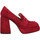 Παπούτσια Γυναίκα Μοκασσίνια Bibi Lou 543 Velours Femme Rouge Red