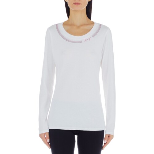 Υφασμάτινα Γυναίκα T-shirt με κοντά μανίκια Liu Jo TF3087J6040 Άσπρο