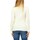 Υφασμάτινα Γυναίκα Μπλουζάκια με μακριά μανίκια Yes Zee M038-RU00 Άσπρο