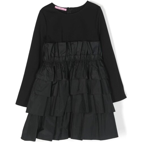 Υφασμάτινα Κορίτσι Μακριά Φορέματα Miss Blumarine IF3011J1881 Black