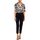 Υφασμάτινα Γυναίκα Μπλουζάκια με μακριά μανίκια Staff Jeans DANIELA REGULAR FIT SHIRT WOMEN ΛΕΥΚΟ- ΜΑΥΡΟ