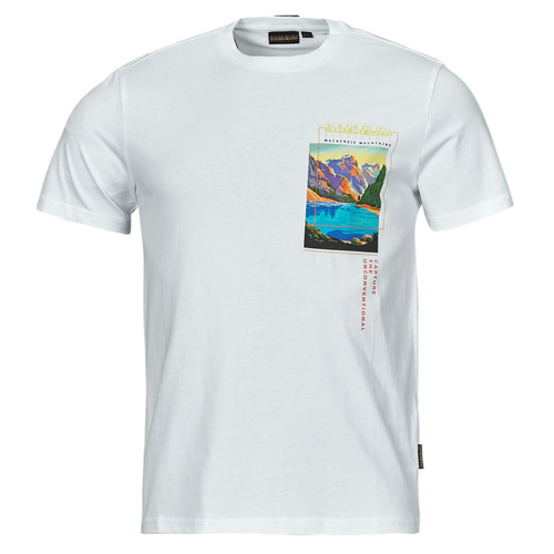 Υφασμάτινα Άνδρας T-shirt με κοντά μανίκια Napapijri S CANADA Άσπρο