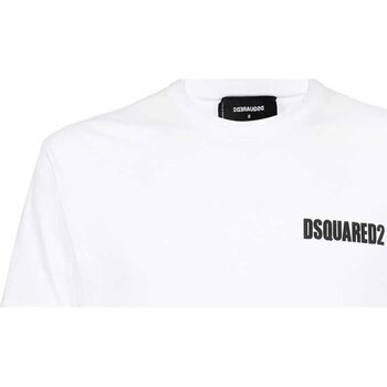 Υφασμάτινα Άνδρας T-shirt με κοντά μανίκια Dsquared S74GD0903 Άσπρο