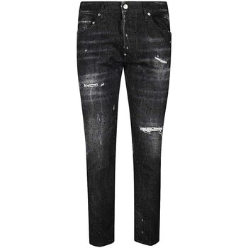 Υφασμάτινα Άνδρας Skinny jeans Dsquared S74LB0814 Black