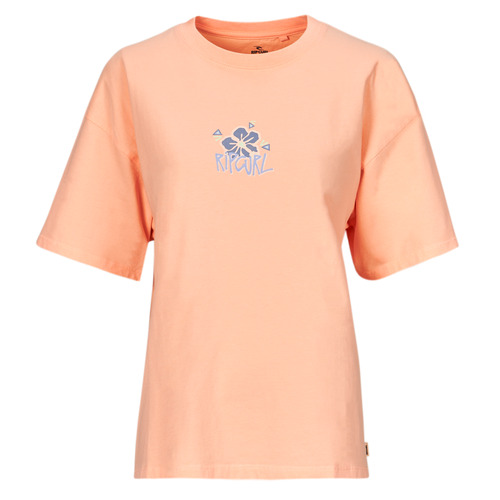 Υφασμάτινα Γυναίκα T-shirt με κοντά μανίκια Rip Curl ISLAND HERITAGE TEE Corail