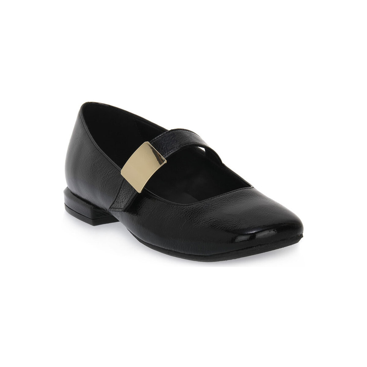 Παπούτσια Γυναίκα Μπαλαρίνες S.piero BLACK HEEL SQUARED Black