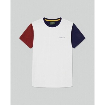 Υφασμάτινα Άνδρας T-shirt με κοντά μανίκια Hackett HM500764 HERITAGE Άσπρο