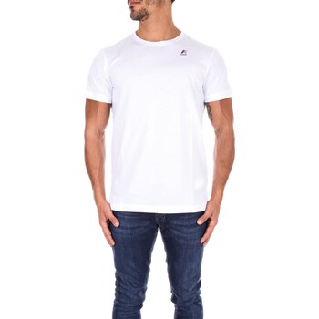 Υφασμάτινα Άνδρας T-shirt με κοντά μανίκια K-Way K007JE0 Άσπρο