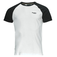 Υφασμάτινα Άνδρας T-shirt με κοντά μανίκια Superdry ESSENTIAL LOGO BASEBALL TSHIRT Άσπρο / Black