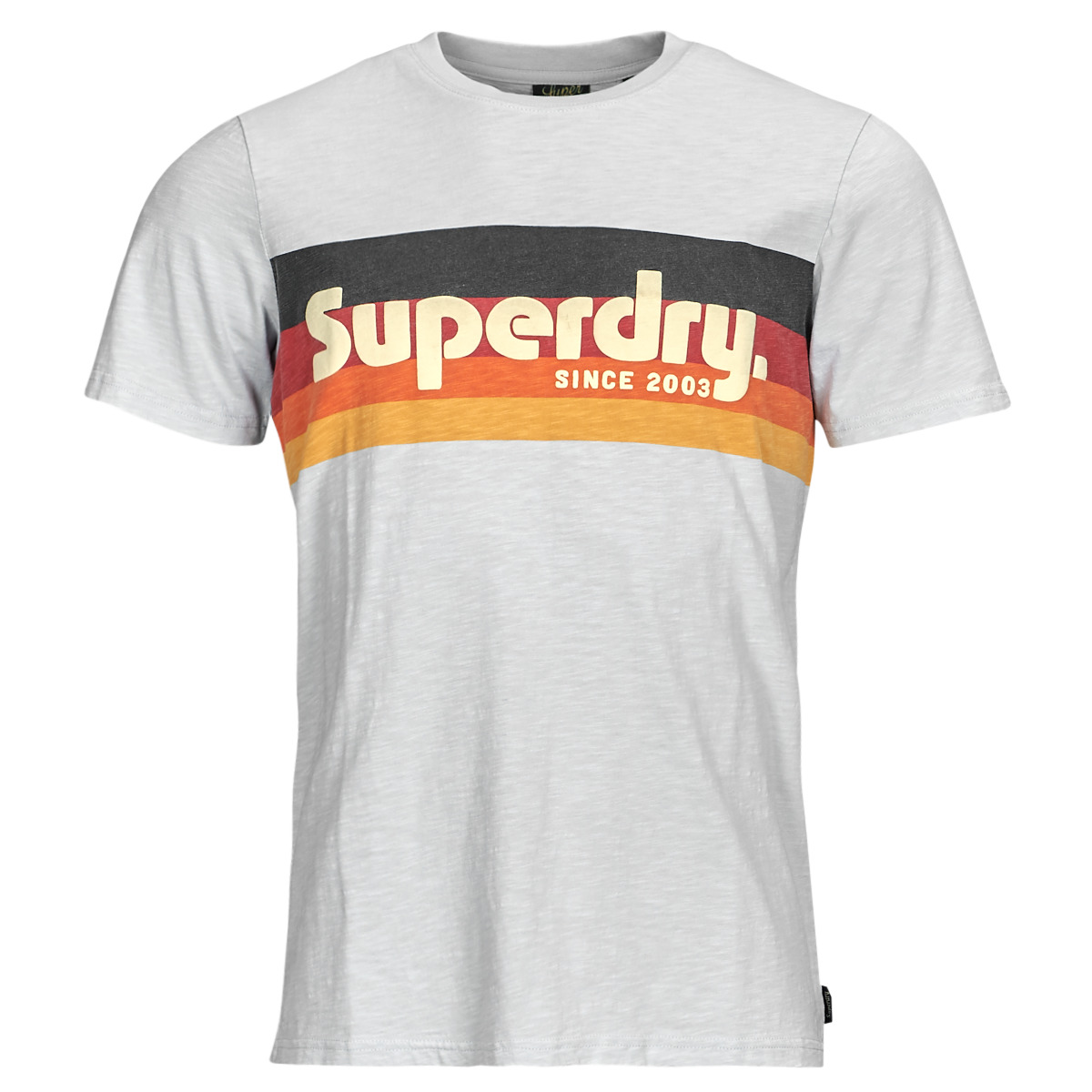 T-shirt με κοντά μανίκια Superdry CALI STRIPED LOGO T SHIRT
