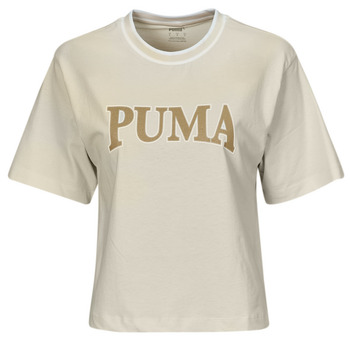 Υφασμάτινα Γυναίκα T-shirt με κοντά μανίκια Puma PUMA SQUAD GRAPHIC TEE Beige