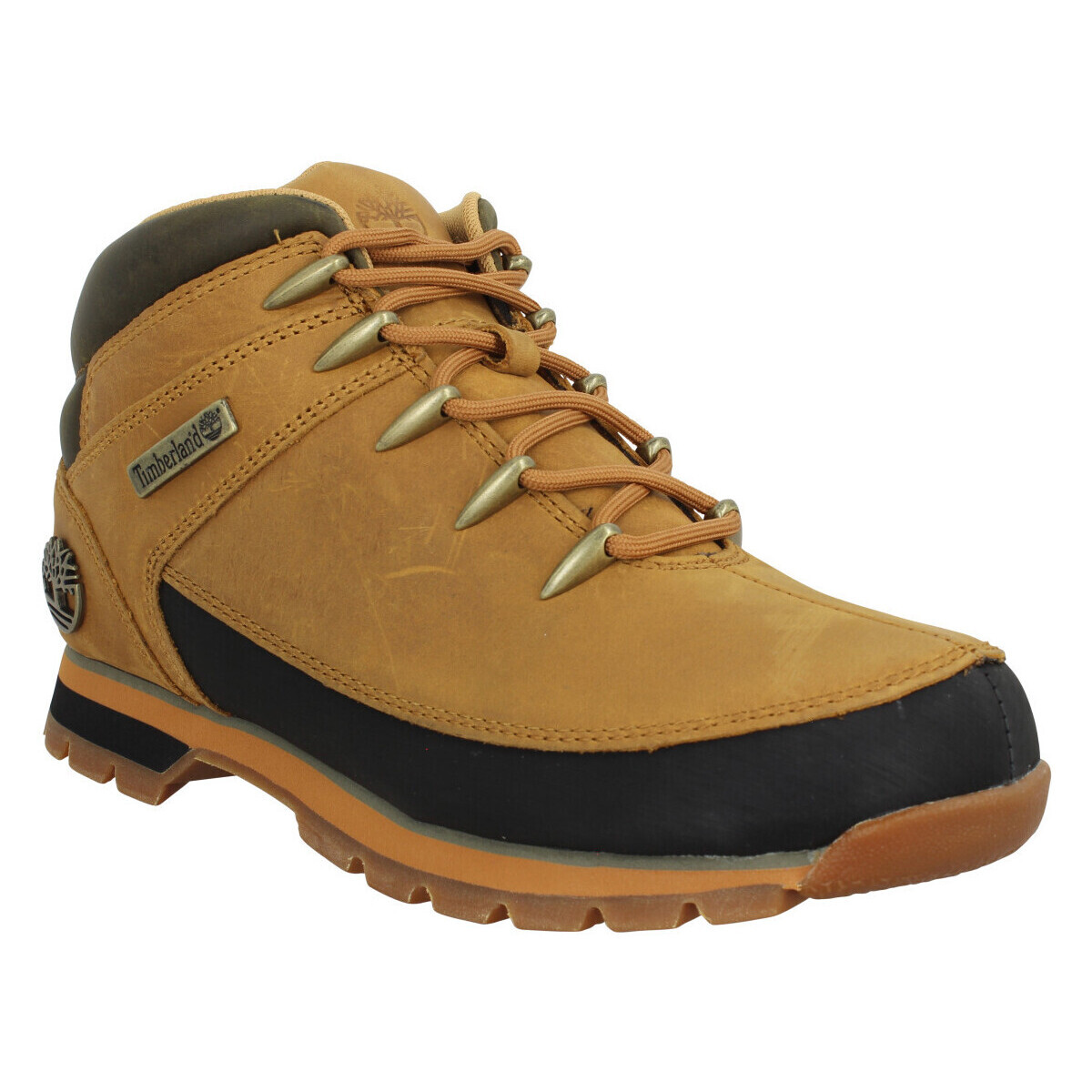 Timberland  Sneakers Timberland Euro Sprint Mid Hiker Cuir Regenerate Homme Ocre