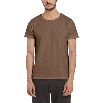 Υφασμάτινα Άνδρας T-shirt με κοντά μανίκια Gabba KONRAD STRAIGHT FIT T-SHIRT MEN ΚΑΦΕ