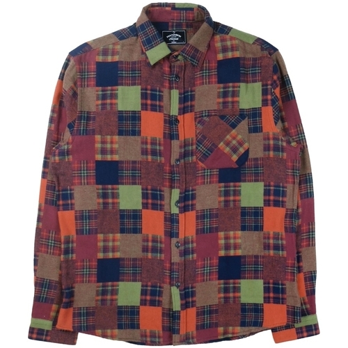 Υφασμάτινα Άνδρας Πουκάμισα με μακριά μανίκια Portuguese Flannel OG Patchwork Shirt - Checks Multicolour