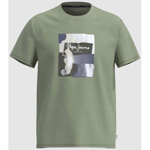 Υφασμάτινα Άνδρας T-shirt με κοντά μανίκια Pepe jeans PM508942 OLDWIVE Green