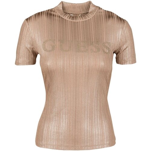 Υφασμάτινα Γυναίκα T-shirts & Μπλούζες Guess W3BP23 KBYZ0 Gold