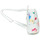 Τσάντες Γυναίκα Σακίδια πλάτης Desigual LIQUIDFLOWER MOMBASA Άσπρο / Multicolour