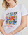 Υφασμάτινα Γυναίκα T-shirt με κοντά μανίκια Desigual TS_ROLLINGS Άσπρο / Multicolour