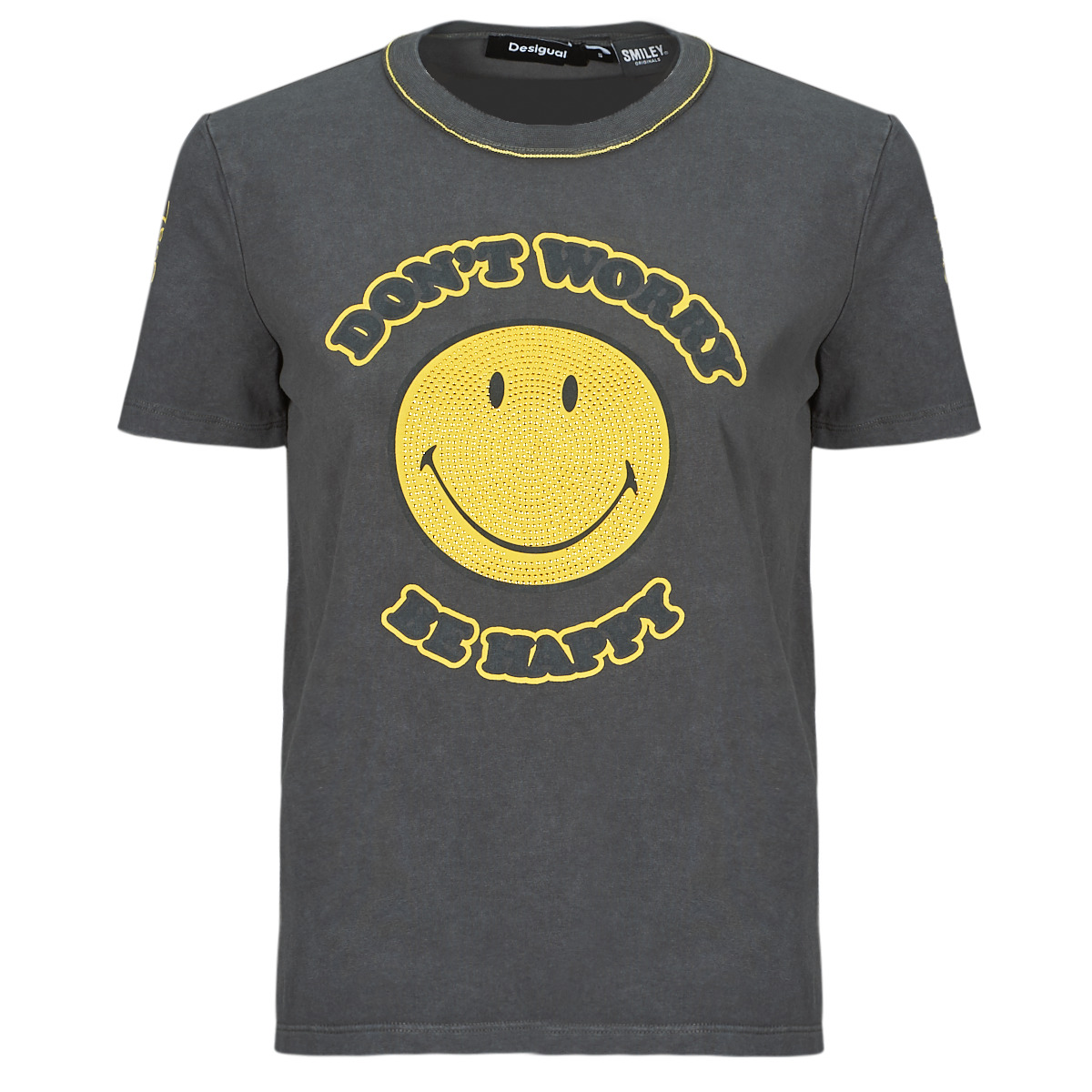 Desigual  T-shirt με κοντά μανίκια Desigual TS_MORE SMILEY