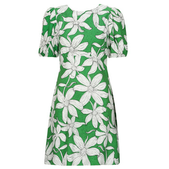 Υφασμάτινα Γυναίκα Κοντά Φορέματα Desigual VEST_NASHVILLE Green / Άσπρο