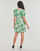Υφασμάτινα Γυναίκα Κοντά Φορέματα Desigual VEST_NASHVILLE Green / Άσπρο