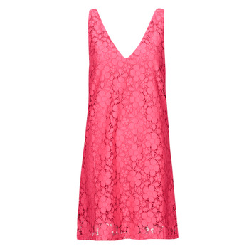 Υφασμάτινα Γυναίκα Κοντά Φορέματα Desigual VEST_LACE Ροζ