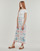 Υφασμάτινα Γυναίκα Μακριά Φορέματα Desigual VEST_GALIANA Άσπρο / Multicolour