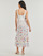Υφασμάτινα Γυναίκα Μακριά Φορέματα Desigual VEST_VANCOUVER Άσπρο / Multicolour