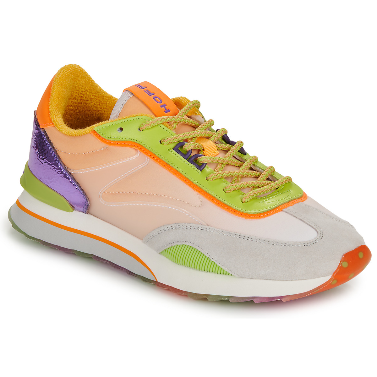 Παπούτσια Γυναίκα Χαμηλά Sneakers HOFF LYCHEE Beige / Orange / Violet