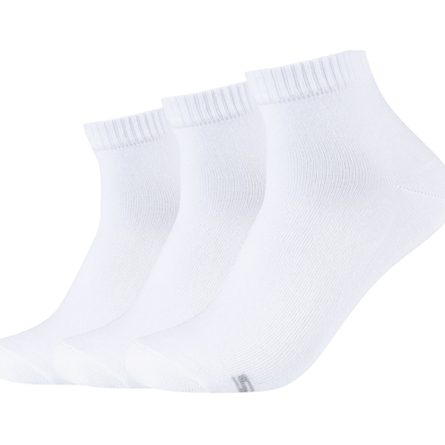 Αξεσουάρ Άνδρας Κάλτσες Skechers 3PPK Basic Quarter Socks Άσπρο