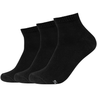 Αξεσουάρ Άνδρας Κάλτσες Skechers 3PPK Basic Quarter Socks Black