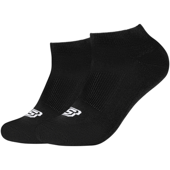 Αξεσουάρ Κάλτσες Skechers 2PPK Basic Cushioned Sneaker Socks Black