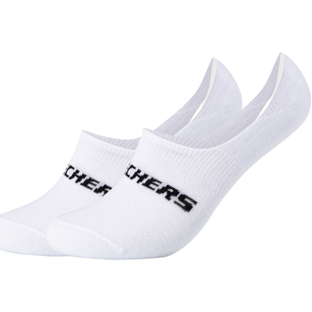 Αξεσουάρ Socks Skechers 2PPK Mesh Ventilation Footies Socks Άσπρο