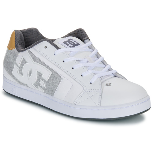 Παπούτσια Άνδρας Χαμηλά Sneakers DC Shoes NET Άσπρο / Grey