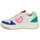 Παπούτσια Γυναίκα Χαμηλά Sneakers No Name BRIDGET SNEAKER W Άσπρο / Μπλέ / Ροζ