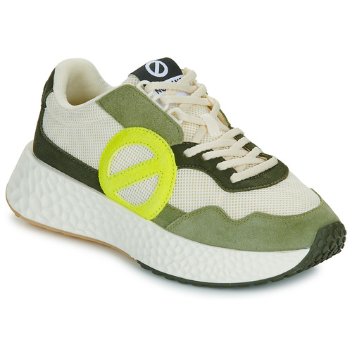 Παπούτσια Άνδρας Χαμηλά Sneakers No Name CARTER JOGGER M Άσπρο / Green / Yellow