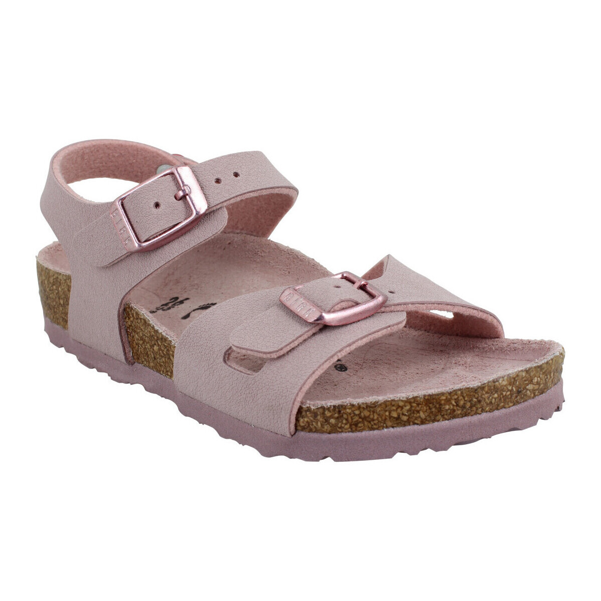 Παπούτσια Παιδί Σανδάλια / Πέδιλα Birkenstock Rio Birko Flor Nubuck Enfant Lavender Ροζ