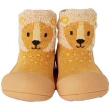 Παπούτσια Παιδί Σοσονάκια μωρού Attipas Lion - Yellow Yellow