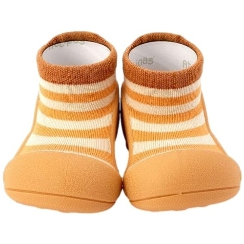 Παπούτσια Παιδί Σοσονάκια μωρού Attipas Stripes - Mustard Yellow