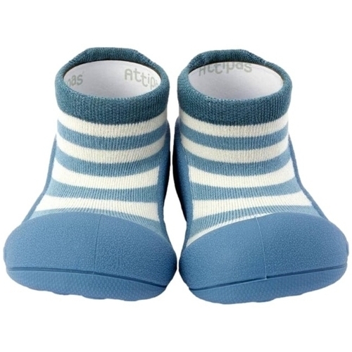 Παπούτσια Παιδί Σοσονάκια μωρού Attipas Stripes - Blue Μπλέ