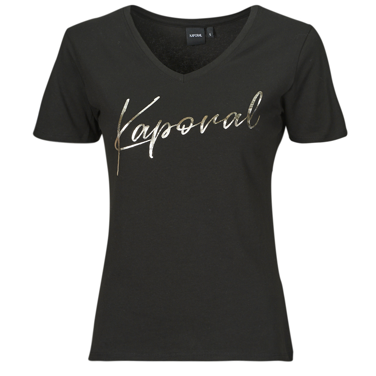 Υφασμάτινα Γυναίκα T-shirt με κοντά μανίκια Kaporal FRAN Black