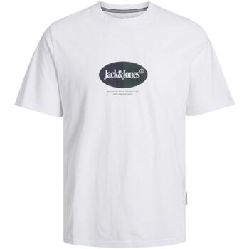 Υφασμάτινα Άνδρας T-shirt με κοντά μανίκια Jack & Jones  Άσπρο