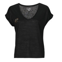 Υφασμάτινα Γυναίκα T-shirt με κοντά μανίκια Les Petites Bombes DERNA Black