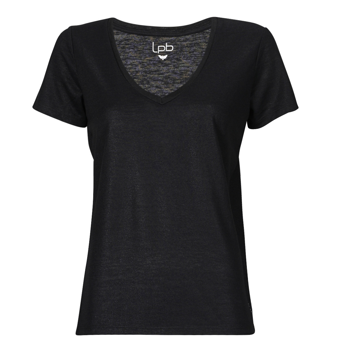 Υφασμάτινα Γυναίκα T-shirt με κοντά μανίκια Les Petites Bombes BRUNIDLE Black
