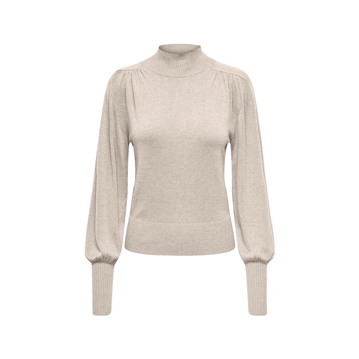 Only  Πουλόβερ Only Julia Life L/S Knit - Pumice Stone