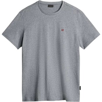 Υφασμάτινα Άνδρας T-shirt με κοντά μανίκια Napapijri 222963 Grey