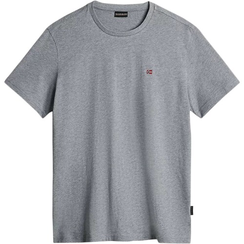 Υφασμάτινα Άνδρας T-shirt με κοντά μανίκια Napapijri 236326 Grey